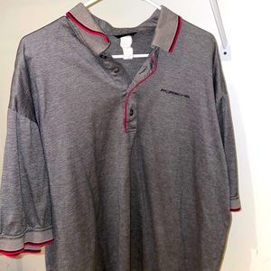 Grey Porsche Design Polo Shirt